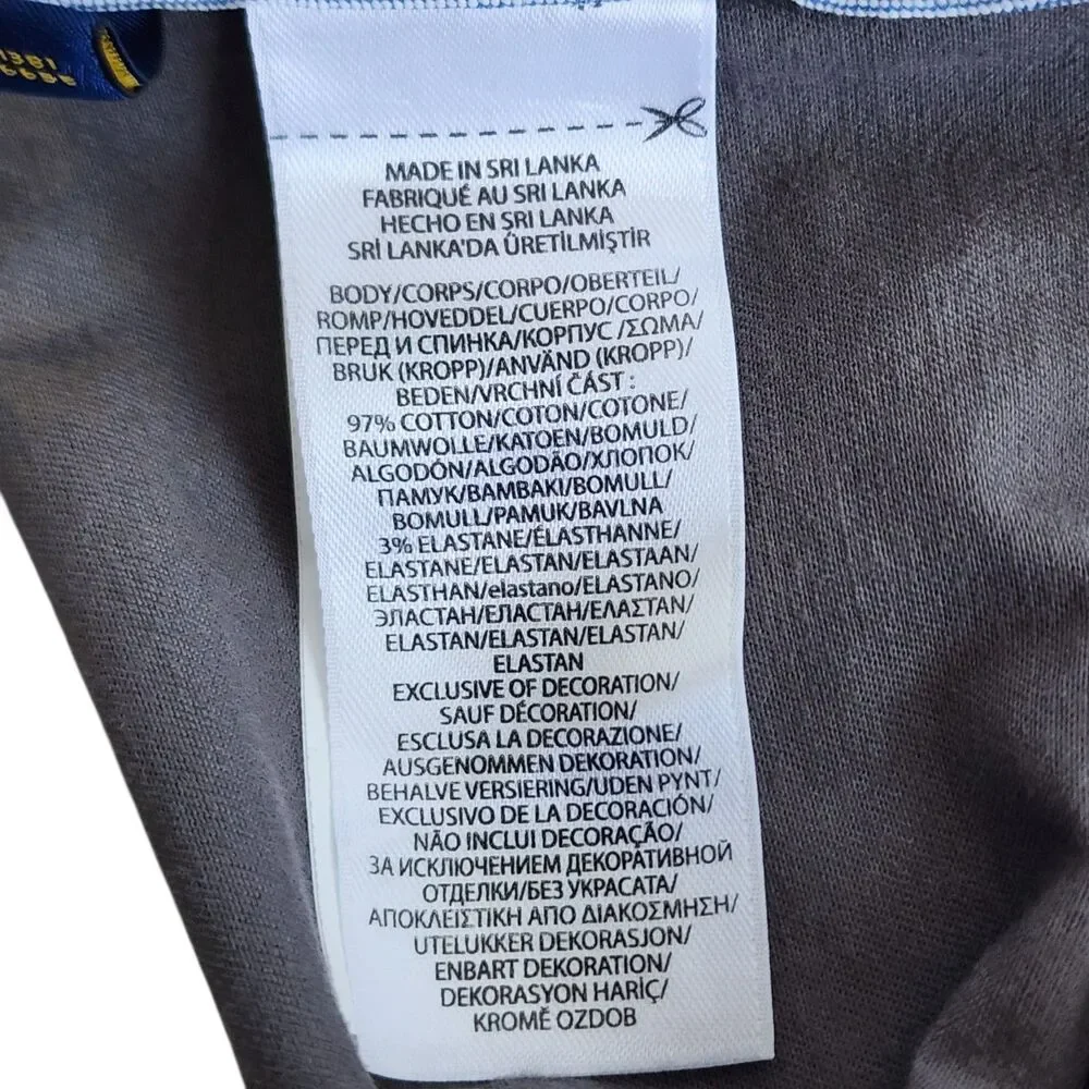 Polo Ralph Lauren Chino Pants 38x30 Straight Fit Stretch Twill Cotton Gray Men's